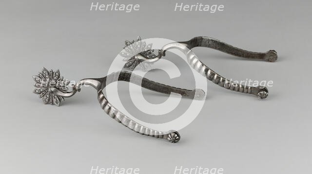 Pair of Spurs, Germany, first half of 17th century. Creator: Unknown.