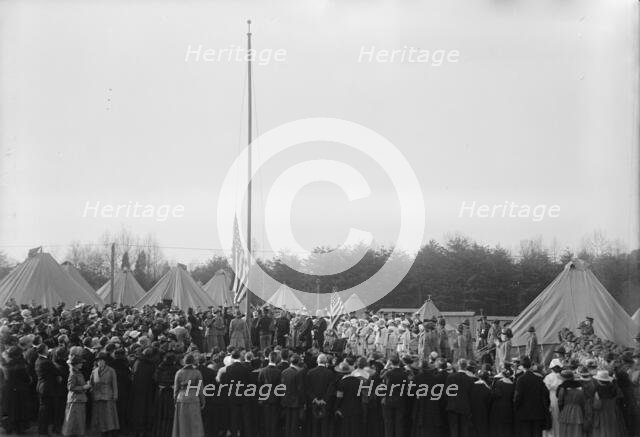 Woman's National Service School Under Woman's Section, Navy League, 1917. Creator: Harris & Ewing.
