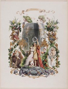 The four main drinks: May wine, 1853. Creator: Adolf Schroedter.