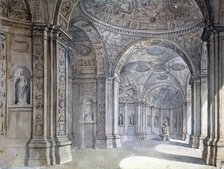 Interior of the Villa Madama in Rome, 1750-1752. Creator: Clérisseau, Charles Louis (1722-1820).