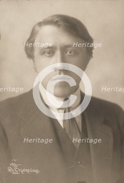 Portrait of the composer and conductor André Caplet (1878-1925), 1910. Creator: Photo studio Elmer Chickering, Boston  .