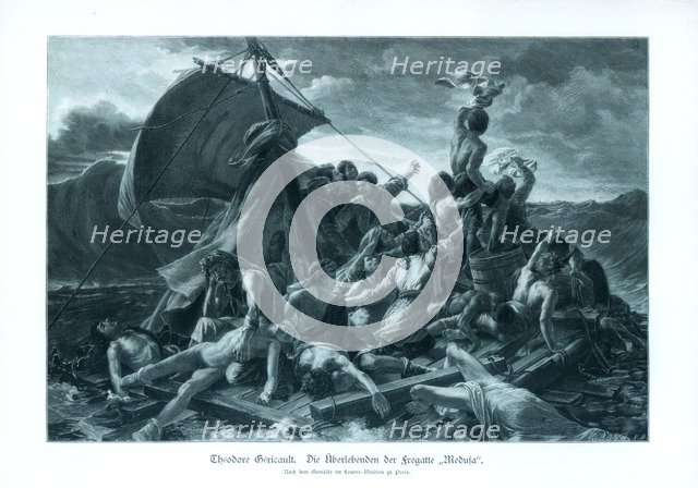 'The Raft of the Medusa', 1900. Artist: Unknown