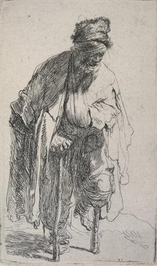 Beggar with a wooden leg, c.1630. Creator: Rembrandt Harmensz van Rijn.