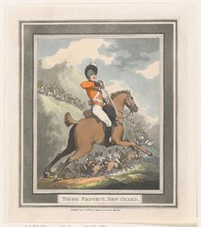 Thigh Protect, New Guard, September 1, 1798., September 1, 1798. Creator: Thomas Rowlandson.