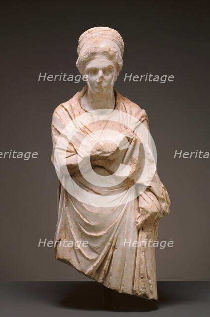 Portrait Statue of a Woman, about A.D. 120-130. Creator: Unknown.