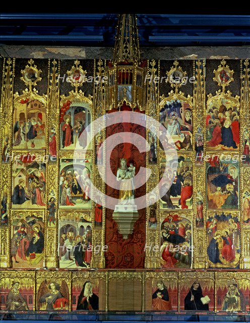 Altarpiece of the Virgin of L'Escala, from the Monastery of Sant Esteve de Banyoles made between …