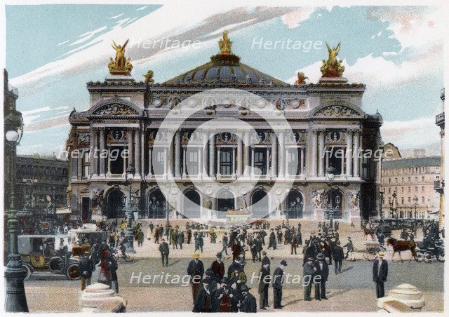 The Palais Garnier, Paris, c1900. Artist: Unknown