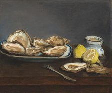 Oysters, 1862. Creator: Edouard Manet.