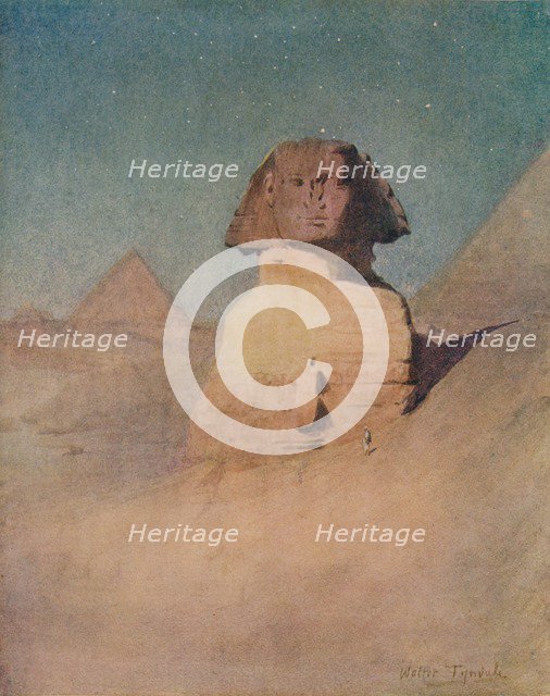 'The Sphinx by Moonlight', c1905, (1912). Artist: Walter Frederick Roofe Tyndale.