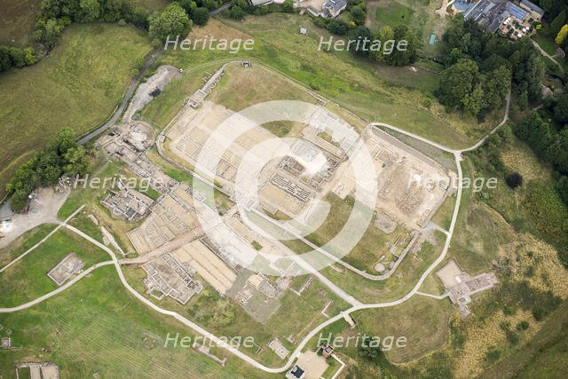 Vindolanda Roman fort, Northumberland, 2018. Creator: Emma Trevarthen.