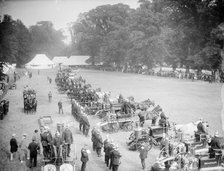 Fire brigade rally at Blenheim Palace, Oxfordshire, c1860-c1922. Artist: Henry Taunt