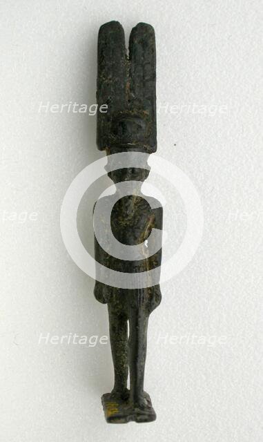 Pendant Amulet of the God Amon-Re, Egypt, Third Intermediate Period, Dynasty 21-25 (1070-656 BCE). Creator: Unknown.