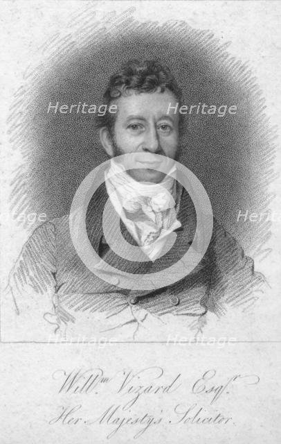 'William Vizard Esq. Her Majesty's Solicitor', c1820. Creator: T Wright.