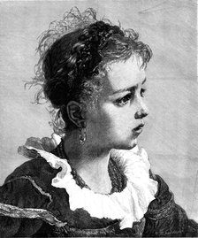 "Nina" - from a picture by A. Bonifazi, 1874. Creator: William Biscombe Gardner.