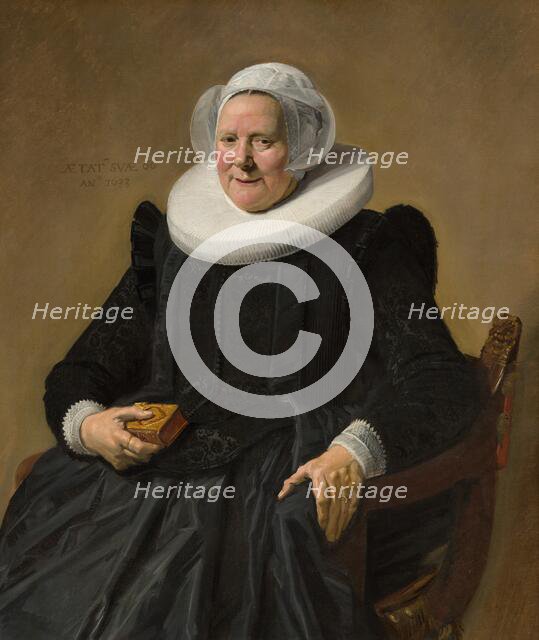 Portrait of an Elderly Lady, 1633. Creator: Frans Hals.