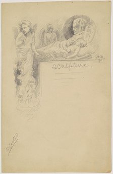 Study for "Sculpture", 1890. Creator: James Henry Moser.