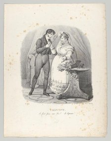 Chap. XVII: Il faut faire une Fin! Je lépouse (It must end! I am married), 1824., Creator: Victor Adam.
