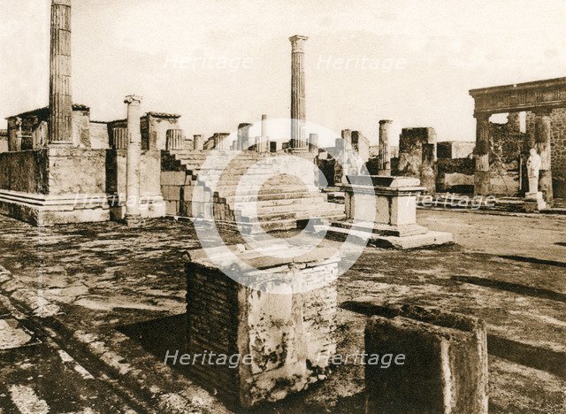 Tempio di Giove, Pompeii, Italy, c1900s. Creator: Unknown.