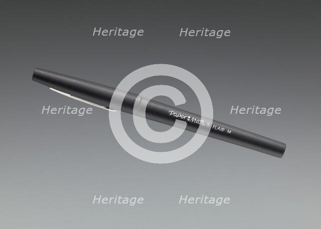 Marker pen used by architect Michael Marshall, ca. 2013. Creator: Paper Mate.