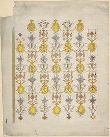 Design for ceiling decoration, mid-18th-early 19th century. Creator: Joseph Bonomi the Elder.