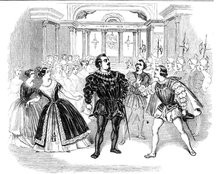 Scene from Costa's opera of "Don Carlos", 1844. Creator: Unknown.