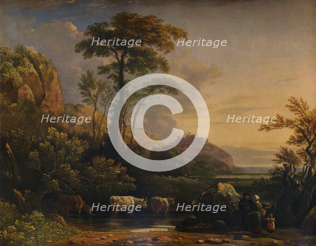 Harlech Castle', 1832, (1938). Artist: John Varley I.