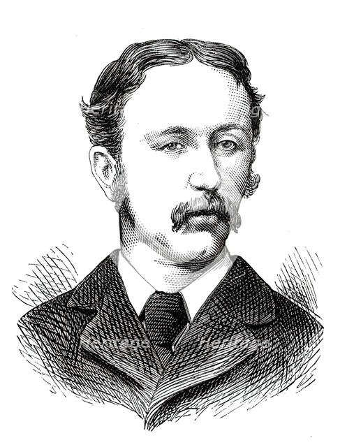 The Universities' Boat-Race, the Oxford Crew:  2. F. R. Mercer, Corpus, 1876. Creator: Unknown.