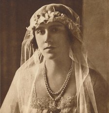 'Bridesmaid at wedding of Princess Mary and Viscount Lascelles, 1922', (1937.) Artist: Unknown.