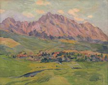 The Sub-Tatran Village - Mengusovce, around 1935. Creator: Gustav Mally.