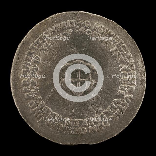 Shield with House-mark [reverse], 1543. Creator: Friedrich Hagenauer.