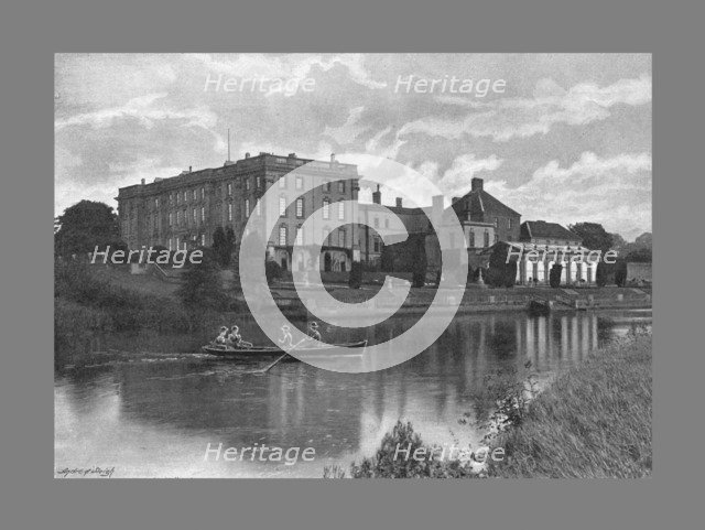 Stoneleigh Abbey, c1900. Artist: Harvey Barton.