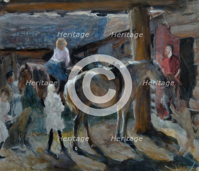 Domotkanovo, 1903. Artist: Simonovich-Yefimova, Nina Yakovlevna (1877-1947)