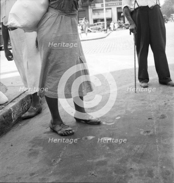 Street scene, Macon, Georgia, 1936. Creator: Dorothea Lange.