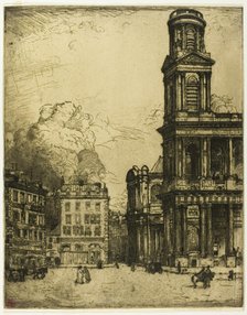 Saint Sulpice, Paris: La Grande Tour, 1900. Creator: Donald Shaw MacLaughlan.