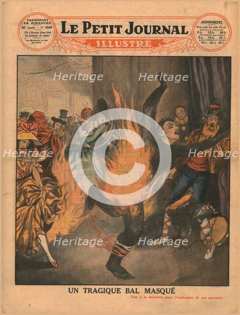 A tragic masked ball, 1930. Creator: Unknown.