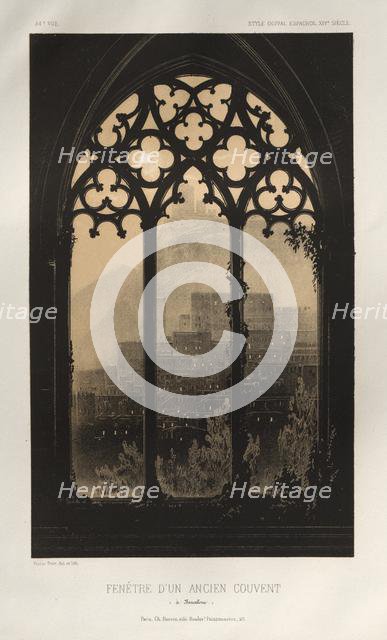 ...Pl. 54, Fenêtre Dun Ancien Couvent (à Barcelone), 1860. Creator: Victor Petit (French, 1817-1874).
