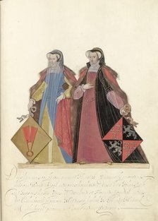 Two women from Culemborg, c.1600-c.1625. Creator: Nicolaes de Kemp.