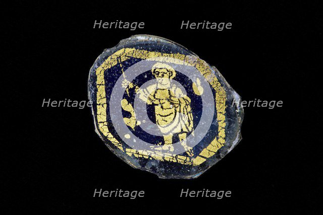 Glass fragment, 3rd -4th century. Artist: Unknown.