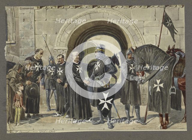 Knights of Malta, 1048-1799, 1905-1908. Creator: Anonymous.