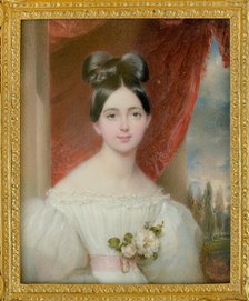 Archduchess Maria Theresa of Austria (1816-1867), Queen of the Two Sicilies, c1837. Creator: Daffinger, Moritz Michael (1790-1849).