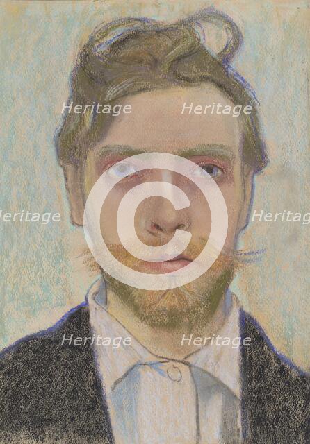 Self-Portrait, 1897. Creator: Stanislaw Wyspianski.