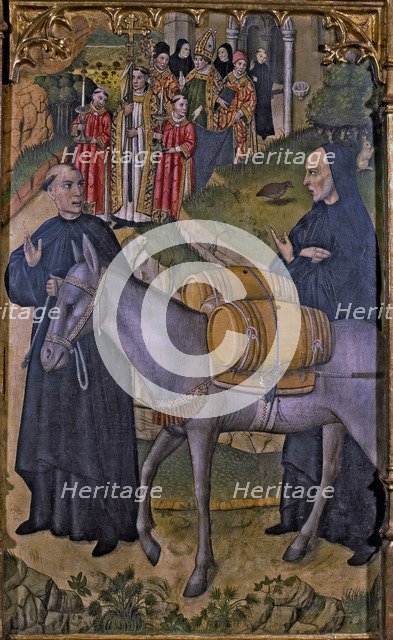  'Moving of the relics of Saints Abdon and Senen' side table of the altarpiece 'Saint Abdon and S…