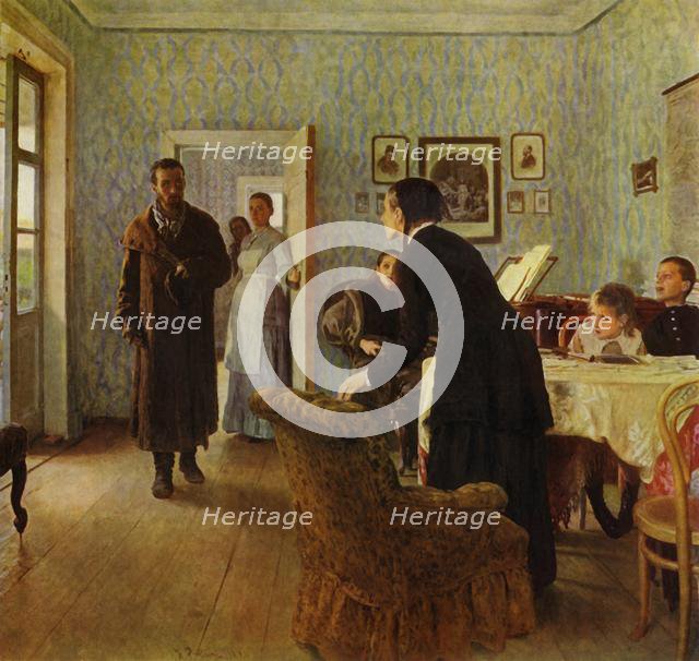 'Unexpected Return', 1884, (1965). Creator: Il'ya Repin.