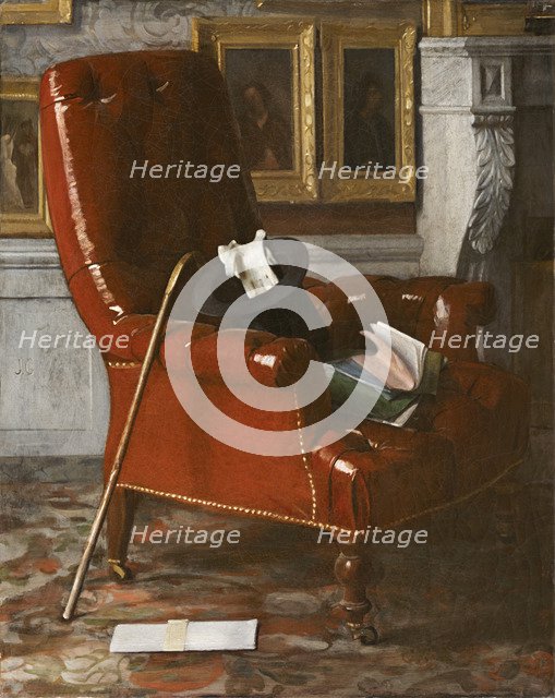 A corner in the painter's studio , after 1852.