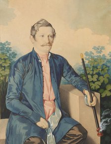 Portrait of A.A. Chizhov, c. 1846. Creator: Hampeln, Carl, von (1794-after 1880).