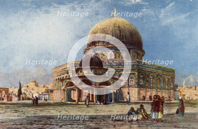 'Dome of the Rock with Dome of the Chain (Kubbet Es Silseleh)', 1902. Creator: John Fulleylove.