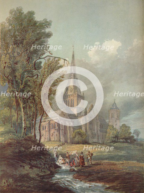 'Glasgow Cathedral', c18th century. Artist: Thomas Girtin.