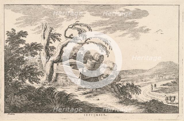 September, late 17th century. Creator: Lodovico Mattioli.