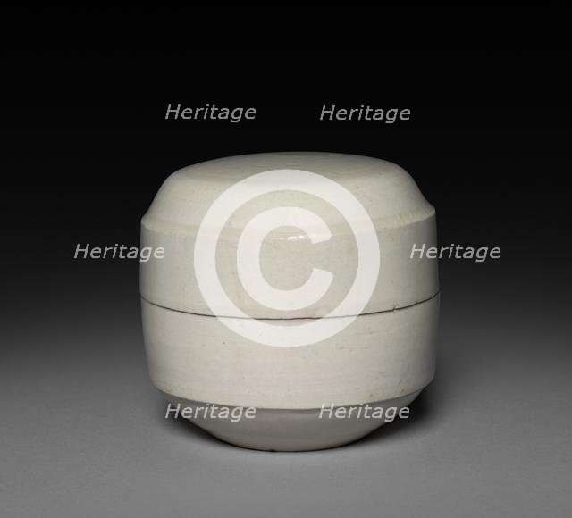 Covered Box: Ding ware, 1000s-1100s. Creator: Unknown.
