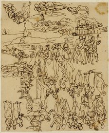 Sheet of Sketches: The Life of Christ, n.d. Creator: Rodolphe Bresdin.